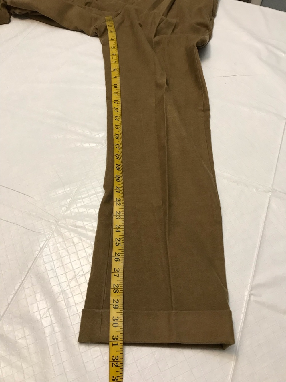 Barbour Men's Pleated Chino Pants in Camel Brown - Picture 7 of 11